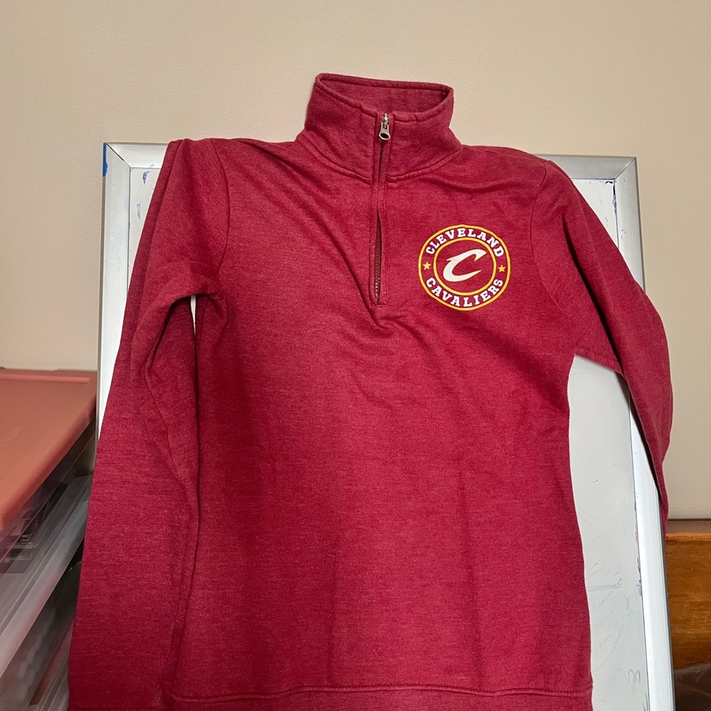 Cleveland Cavaliers Red Quarter-Zip Pullover